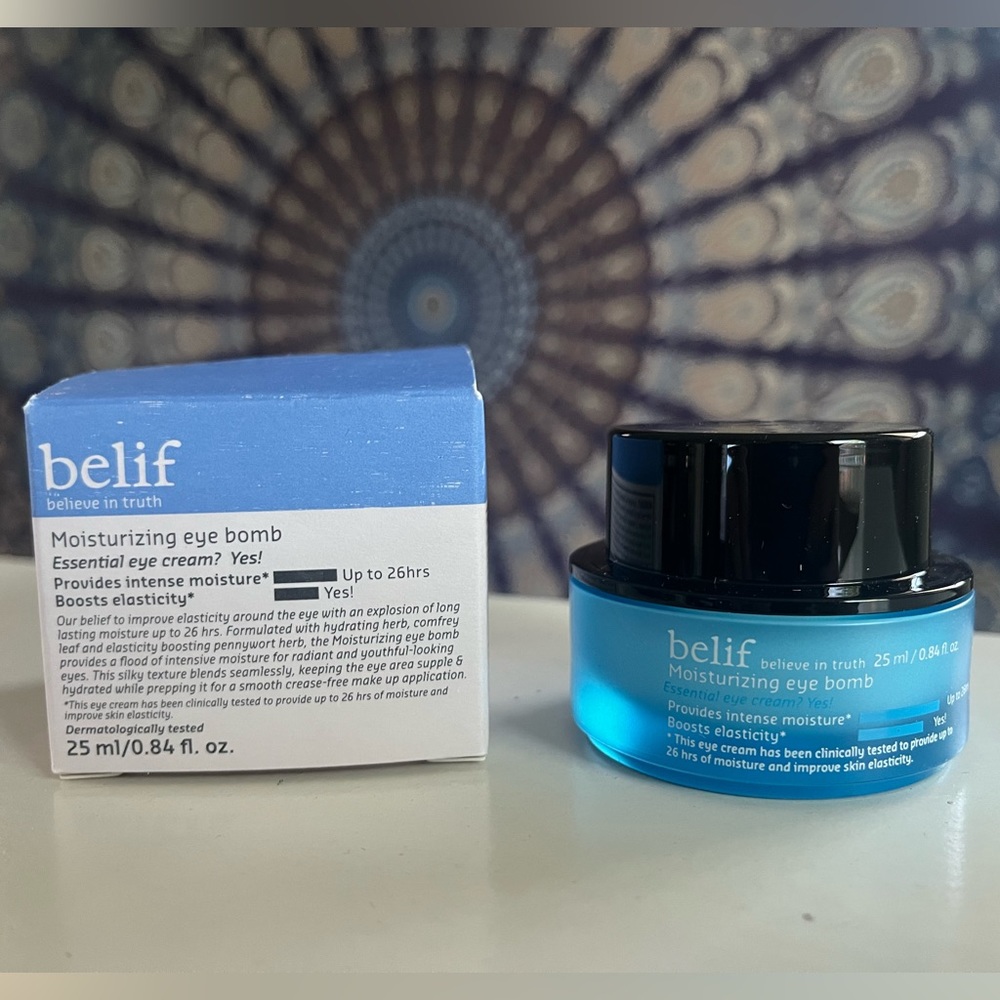 Belif moisturizing eye bomb, full size, new and unused!